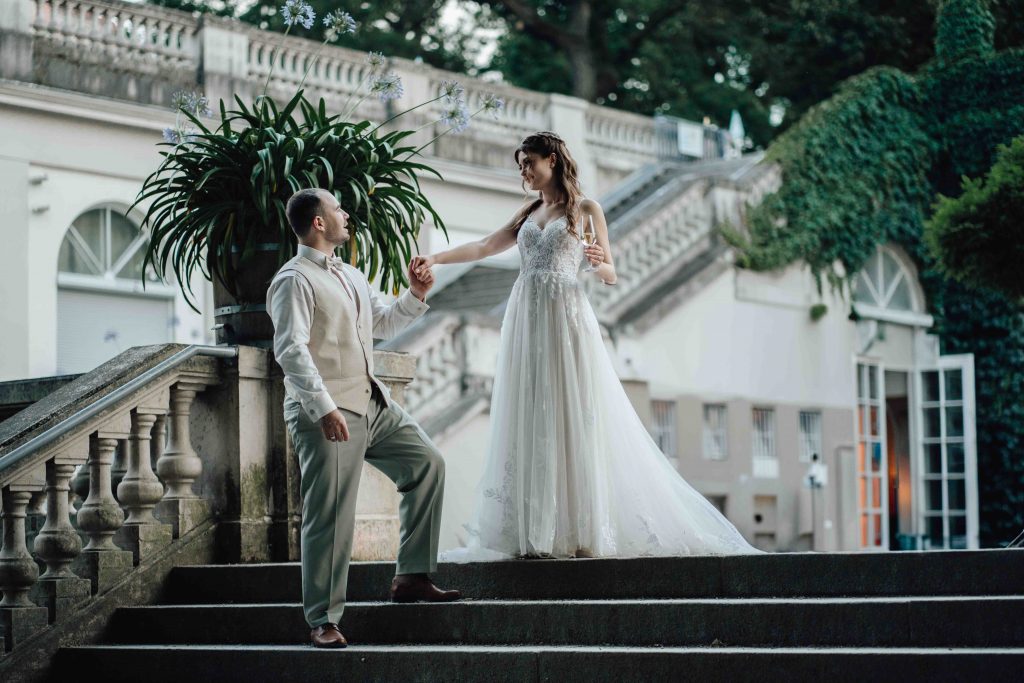 Heiraten im Schloss Friedrichsfelde 398