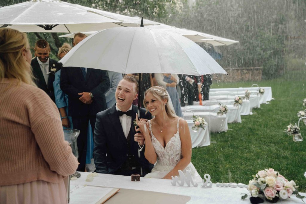 Plan B für die Hochzeit Heiraten trotz Regen 295