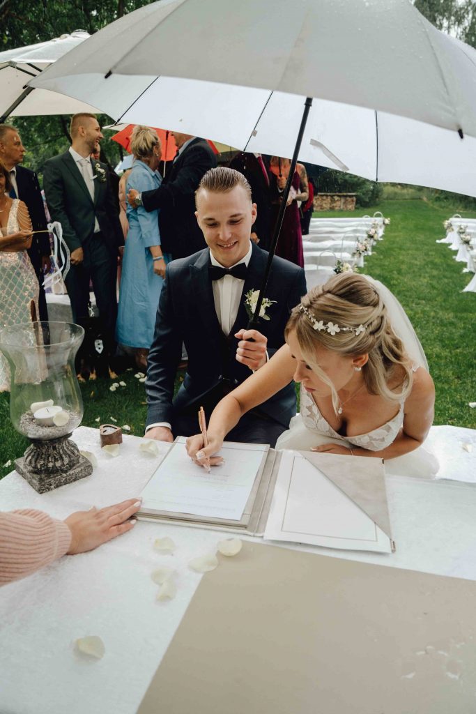 Plan B für die Hochzeit Heiraten trotz Regen 301